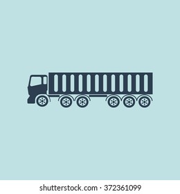 Icon of Truck. EPS-10.