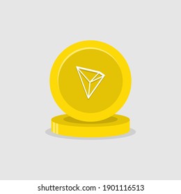 Ilustración de vectores planos Trx de iconos. logotipo plano aislado