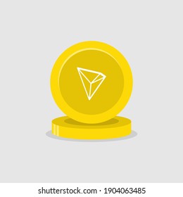 Icon TRX Flat Vector Illustration. flat logo isolated