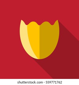 Icon of a Tulip in a flat design.