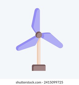 Icon Turbine. related to Spain symbol. flat style. simple design editable. simple illustration