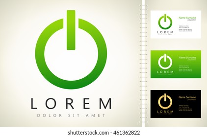 icon turn on symbol vector illustration