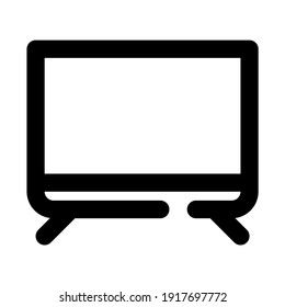 icon tv using line style