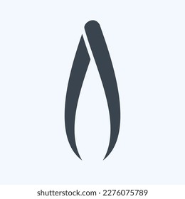 Icon Tweezers. related to Barbershop symbol. Beauty Saloon. simple illustration