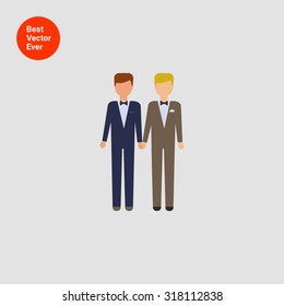 Icon of two bridegrooms