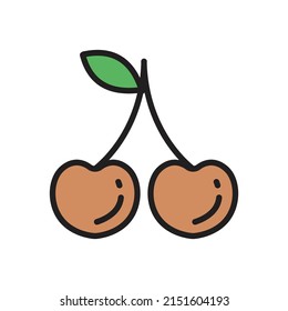 Symbol zweier Kirschbilder