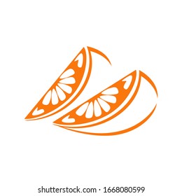 Icon of two fresh citrus slices