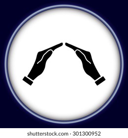 Icon of two hands 