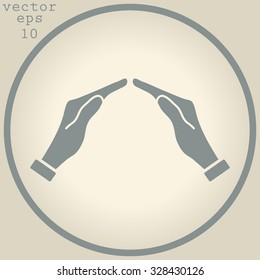 Icon of two hands 