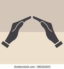 Icon of two hands 