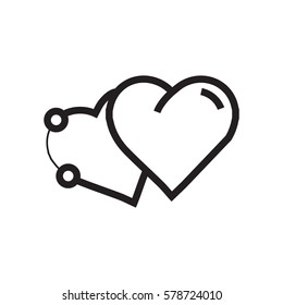 icon Two Heart Pen tool style
