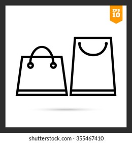 Icon of two shopping bags