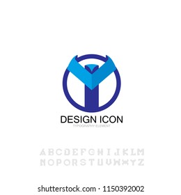 icon typography font symbol sign graphic design element 