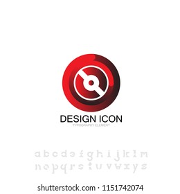 icon typography font symbol sign graphic design element 
