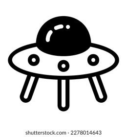 Icon UFO can be used for web app, infographic etc