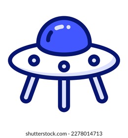Icon UFO can be used for web app, infographic etc