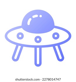 Icon UFO can be used for web app, infographic etc