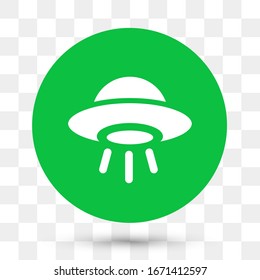 El icono del OVNI. Icono simple