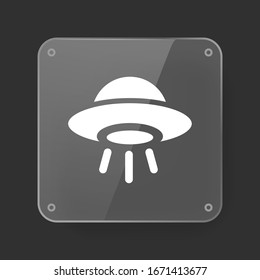 The icon of UFO. Simple icon