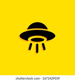 The icon of UFO. Simple icon