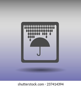 icon of umbrella