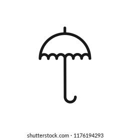 Icon umbrella single icon graphic designs