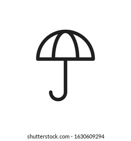 Icon umbrella single icon graphic designs