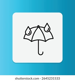 Ícone de um guarda-chuva com gotas de água, indicando que o produto deve ser armazenado em um lugar seco, longe da umidade ou da umidade.