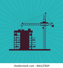icon of under construction design, editable graphic