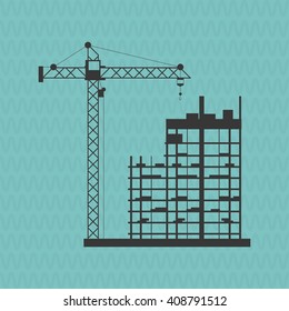 icon of under construction design, editable graphic