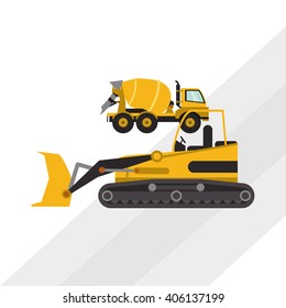 icon of under construction , editable graphic