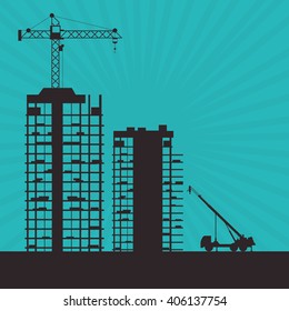icon of under construction , editable graphic