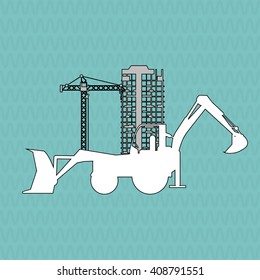icon of under construction , editable graphic