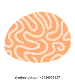 Icon of underwater ocean coral reef plants, corals and anemones. Aquatic and aquarium seaweeds, tropical coral-reef elements. Marine algae, sea wildlife, sponges and seagrasses elements collection.