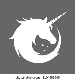 Icon of the unicorn head.