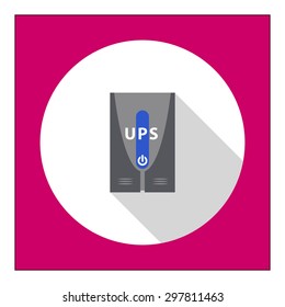 Icon of uninterruptible power supply