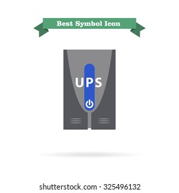Icon of uninterruptible power supply