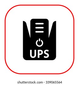 Icon of uninterruptible power supply