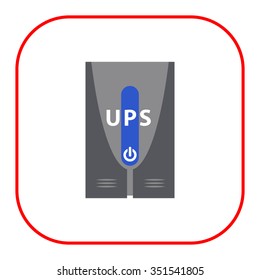 Icon of uninterruptible power supply