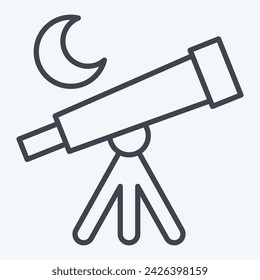 Icon Unique Ideas. related to Creative Concept symbol. line style. simple design editable. simple illustration