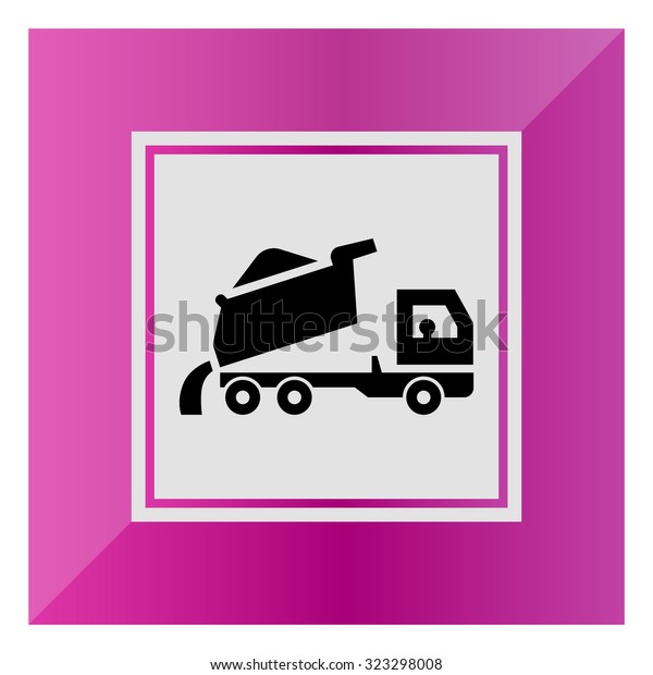 pink and purple dump truck