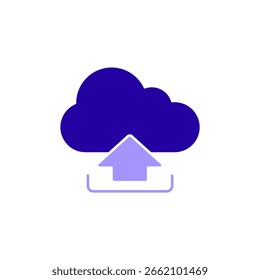 Icono de un Cargar, aislado contra un fondo limpio.