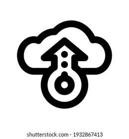 Icon Upload With Style Outline