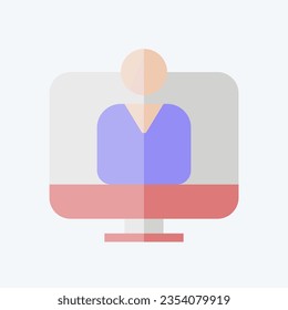 Icon user Acceptance Test. related to Business Analysis symbol. flat style simple design editable. simple illustration