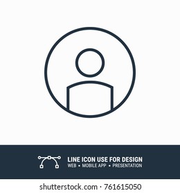Icon user graphic design single icon vector illustration