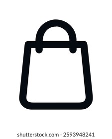 Icon user interface shopping bag illustration