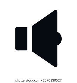 Icon user interface sound speaker illustration
