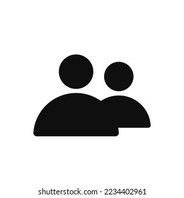 Icon, user icon, user profile, to indicate a user's account or cabinet, as an icon for designing your layouts. Use for the web, the Internet, for stories