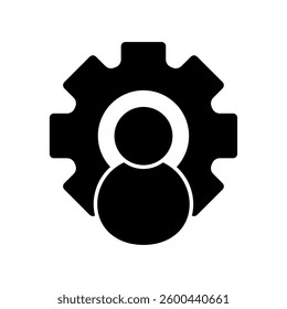 Icon a user settings, isolated against a clean background.