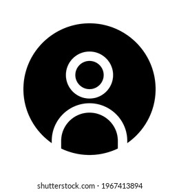 Icon User With Style Glyph